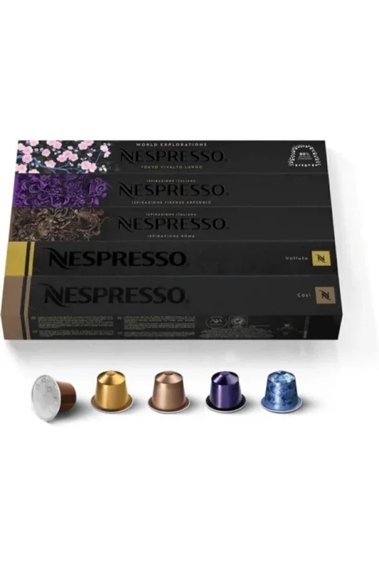 Nespresso Balance Tasting Serie Dengeli Tatlar Serisi 5’li Set (Tokyo-Roma-Volluto-Cosi-Arpeggio)