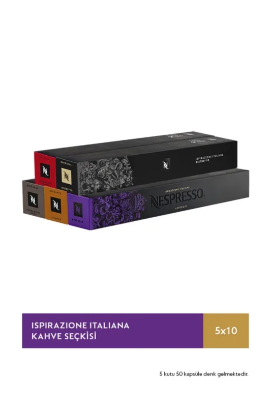 Nespresso Ispirazione Italiana Kahve Seçkisi – 50 Kapsül