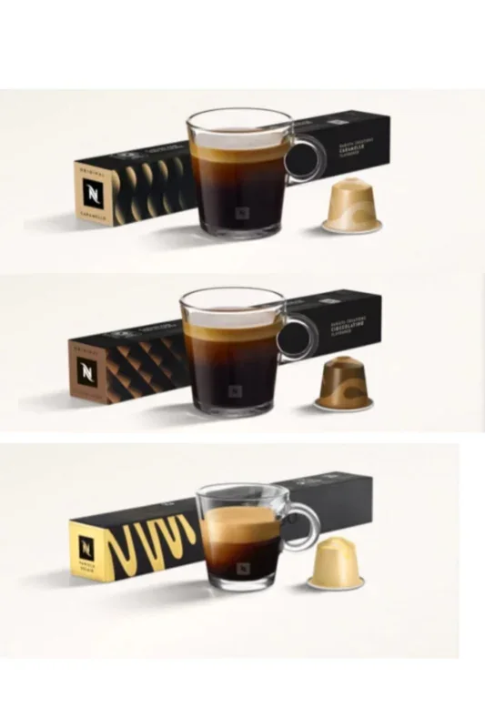 Nespresso New Variations Serisi 3’lü Set (Vaniglia, Caramello, Cioccolatino)