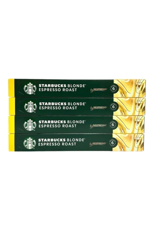 Nespresso Uyumlu Starbucks Blonde Espresso Roast Kapsül Kahve 4x10lu Set