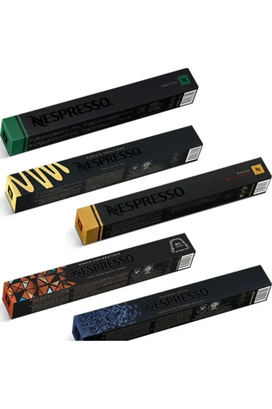Nespresso Vanilla Eclair – Capriccio – Palermo Kazaar – Cape Town ve Volluto Decaf Kapsül Kahve