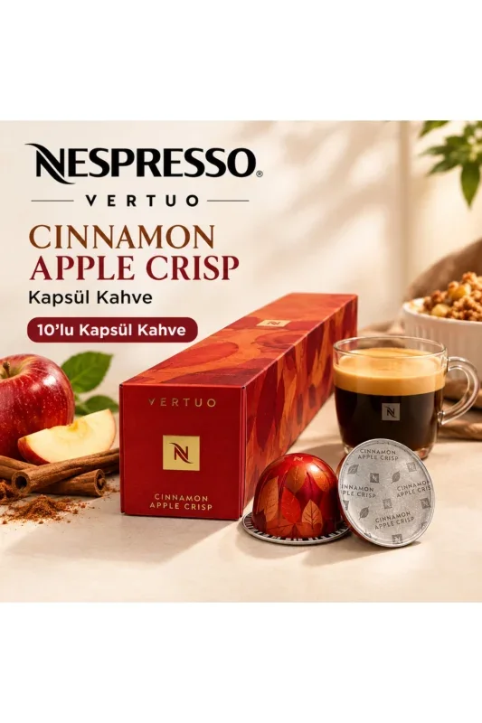 Nespresso Vertuo Kapsül Kahve Cinnamon Apple Crisp 10'lu