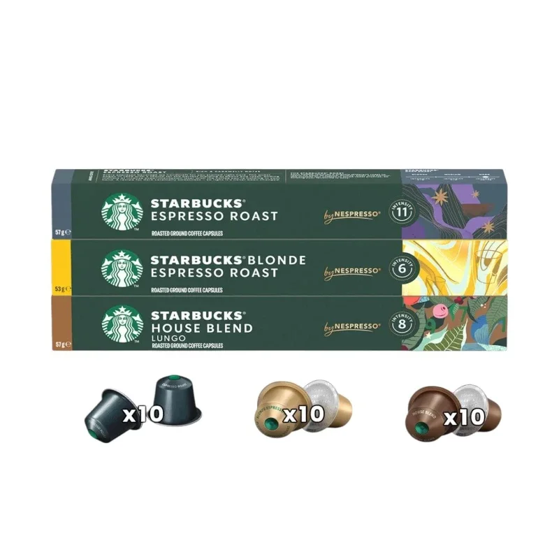 Starbucks Nespresso Uyumlu Kapsül Kahve Çeşitleri 30’Lu Paket