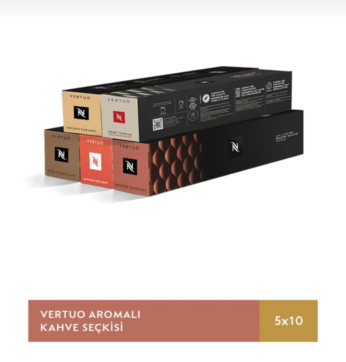 Vertuo Aromalı Kahve Seçkisi – 50 Kapsül