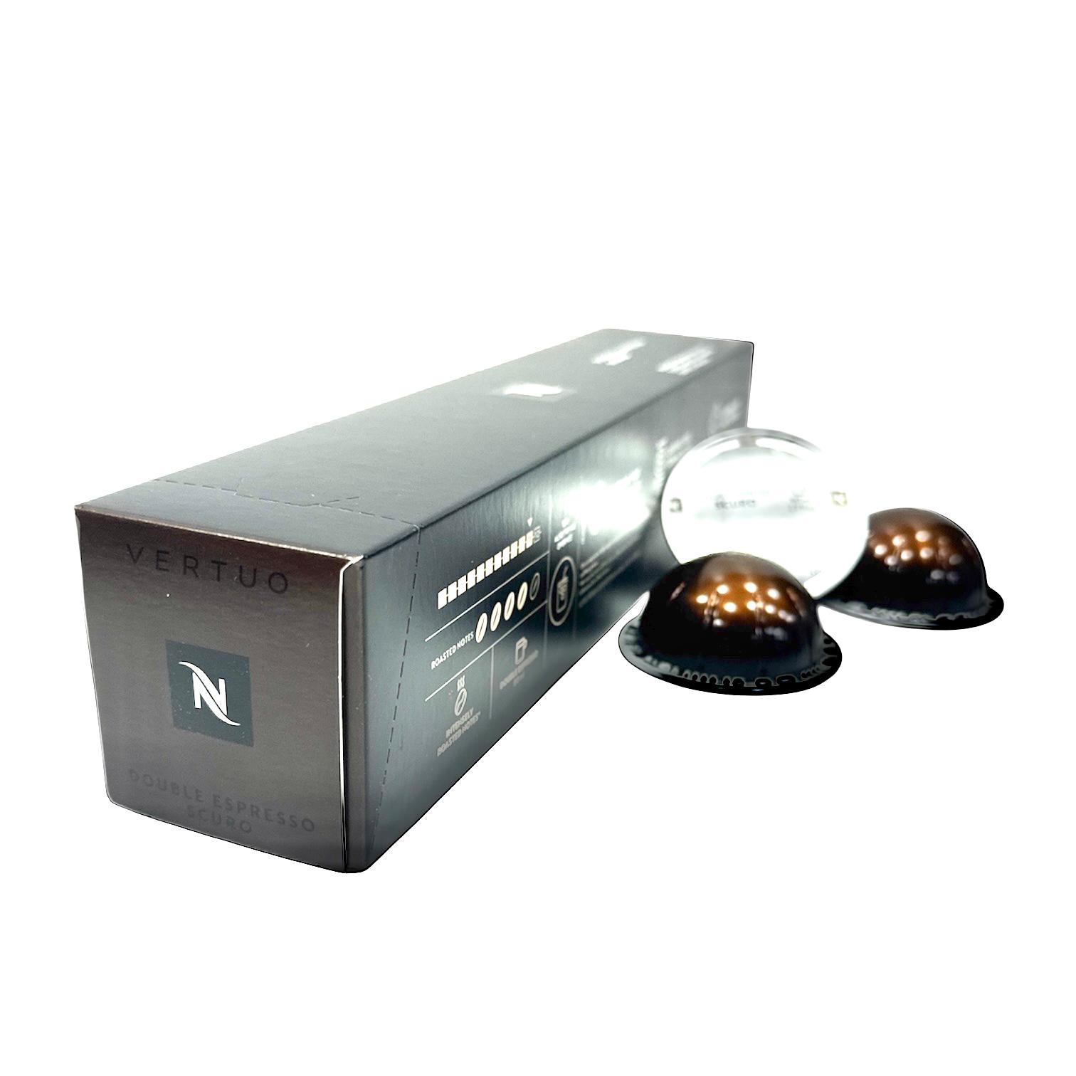 Nespresso Vertuo Kapsül Kahve Double Espresso Scuro 10lu nespresso vertuo kapsül kahve