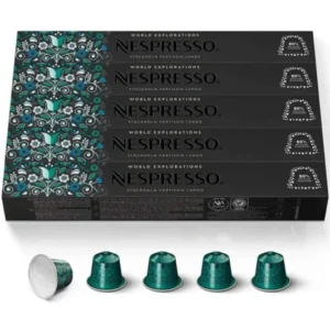 Nespresso Stockholm Fortissimo Lungo kahve kapsül kutusu