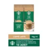 Starbucks Caffè Latte 18G X 10 Adet Köpüklü ve Sütlü Kahve Karışımı görseli
