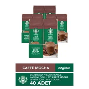 Starbucks Caffè Mocha 40'Lı Premium Kahve Karışımı 22G X 40 Paket görseli