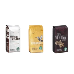Starbucks Kahve Çekirdekleri 3'Lü Set: Pike Place, Veranda Blend, Caffè Verona görseli