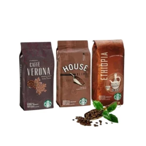 Starbucks Çekirdek Kahve Üçlü Paket – Caffè Verona, House Blend, Ethiopia görseli