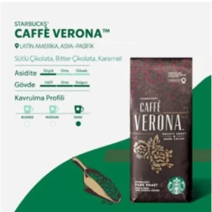 Starbucks Caffè Verona Dark Roast Filtre Kahve 250G görseli