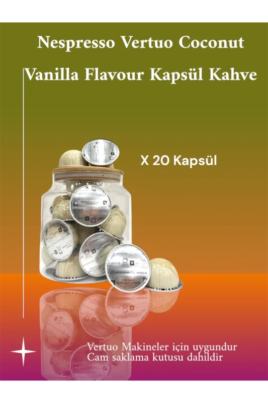 Nespresso Vertuo Coconut Kapsül Kahve ve Saklama Kutusu