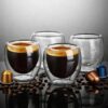 Nespresso Çift Cidarlı Espresso Kahve Bardağı 4x80ml