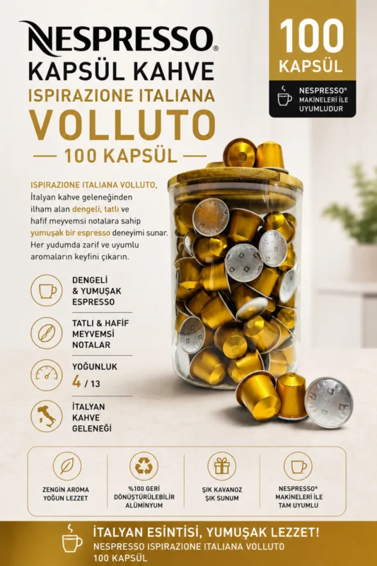 Nespresso Kapsül Kahve Volluto Hediye Kutusu